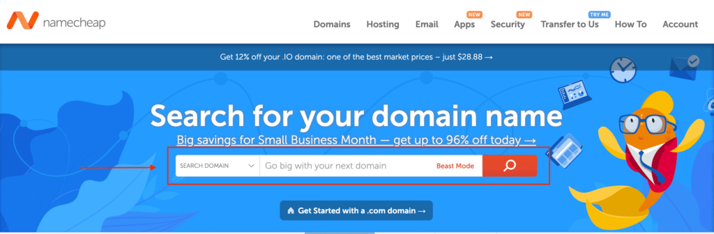 namecheap domain search