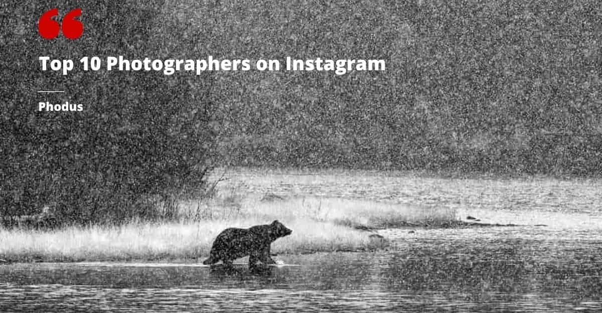 Top 10 photographers on Instagram